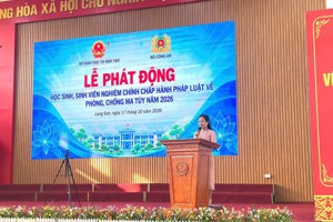 ĐIỂM CẦU TRƯỜNG THPT DTNT TỈNH LẠNG SƠN HƯỞNG ỨNG LỄ PHÁT ĐỘNG HỌC SINH, SINH VIÊN NGHIÊM CHỈNH CHẤP HÀNH PHÁP LUẬT VỀ PHÒNG, CHỐNG MA TÚY NĂM 2026