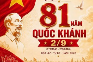 Chào mừng 81 năm Quốc khánh nước Cộng hòa xã hội chủ nghĩa Việt Nam (2/9/1945 - 2/9/2026).💖❤️💕